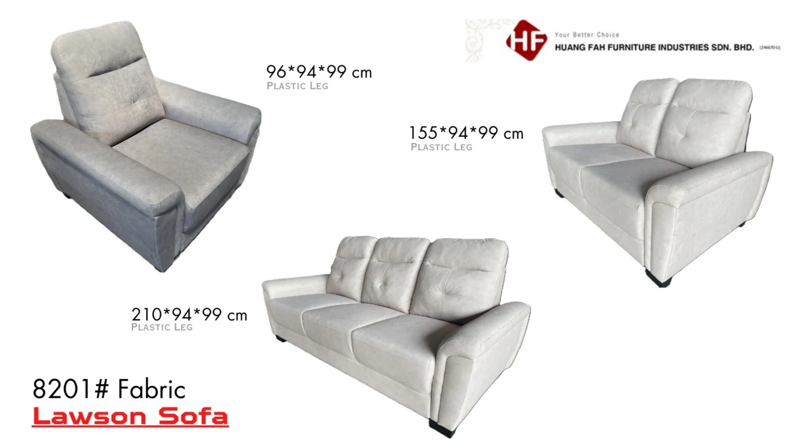 Lawson Sofa-8201 1+2+3 seats